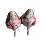 Elle  Floral Print‎ Stiletto Pointed Toe Heels Pumps Women's Size 9 Photo 6