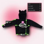 ā
Sanrio Kuromi Big Graphic of Face with 3D Ears from Hot Topic ā
Black Size M Photo 8