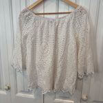 Vineyard Vines White Eyelet Top Size Medium Photo 1