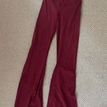 Aerie Red  Flare Crossover Leggings Photo 0