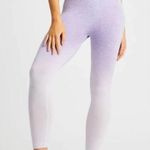 AYBL Pulse Seamless Purple Lilac Ombre Running Gym Workout Leggings Size Medium Photo 1