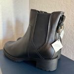 Cole Haan Camea Waterproof Leather Combat Boot, Block Heel Black, Size 8 NWT Photo 7