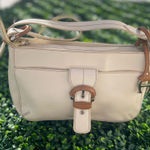 Etienne Aigner Vintage  Cream Shoulder Bag with Buckle Detail Photo 0