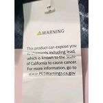 Blue Q Blue Blush Snake Print Cropped Jacket Moto Biker Silver Accents Small Photo 4