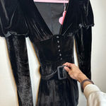 Sugar Thrillz Black Velvet Jumpsuit Size XS Photo 0