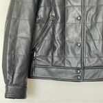 Rebecca Minkoff NWT  Black/Green Faux Leather Quilted Racer Jacket Size XS Photo 1