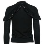 Kate Spade NEW  So Foxy Wool Ruffle Studded Sweater Photo 1