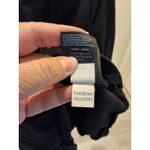 Bebe Short Zip Up Hoodie Y2K Style Womens L Black White Stripe Rhinestone Logo Photo 10