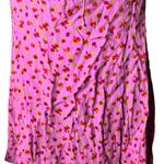 Wild Fable  baby doll mini dress tunic pink floral roses size medium Photo 2