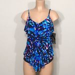 MAGICSUIT ULTRA VIOLET RITA TANKINI TOP. 10. NWT Blue Photo 5
