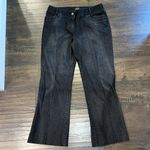Nicole Miller  High Rise Flare Jeans - Black Photo 1