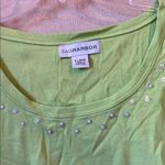 Sag Harbor  Green Embellished Tank Top xl NWT Photo 2