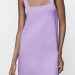 ZARA  Lilac Knit Shift Dress Photo 0