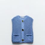 ZARA  Chunky Knit Sweater Vest Photo 3
