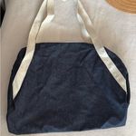 JustFab Will Work For Cupcakes Navy and White Gym Bag Photo 1