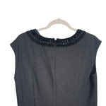 Lafayette 148  New York Grey Sequin Sleeveless Dress Pockets Career Womens 8 Photo 8