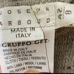 Joseph Abboud Wool Tweed Pencil Skirt Lined Beige Women’s Size 8 (42) Italy NEW Tan Photo 3