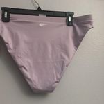 Nike - Essential High Waist Cheeky Bikini Swim Bottom - Lilac Large Photo 5