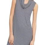 ANTHROPOLOGIE Dolan Ribbed Sleeveless Tank Dress Striped Left Coast Collect Sz S Blue Photo 0