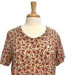 Vintage ANOKHI Floral Tunic Dress Short Sleeve Hippie Boho Gypsy size Medium Photo 1