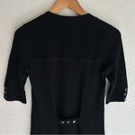 Club Monaco 100% Merino Wool Sweater Dress Black Small Photo 5