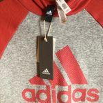 Adidas gray orange hoodie t shirt in size medium Photo 4