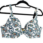 Cacique  T-Shirt Bra‎ Size 44C Floral Underwire Molded Cups Adjustable Photo 0