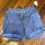 Free People FP One Harrison Blue Striped Shorts Photo 2