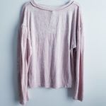 Free People Crushed Velvet Milan Layering Long Sleeve Top Photo 5