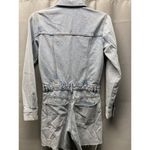 ZARA Women's Light Blue Jean Overall Long Sleeve Shorts Size XS SKU 4108 Photo 5
