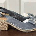 White Mountain  Denim Style Sandal Size 10 Photo 0