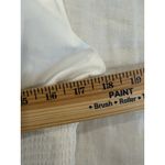 Anthropologie  The Tommie Cap-Sleeve Smocked Front-Zip Shirt Dress White Medium Photo 7