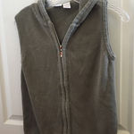 Cherokee FINAL MARKDOWN  zip front hooded vest medium Photo 0