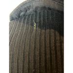 Enza Costa Shirt Women‎ XS Black Ribbed Knit Collared Button Long Sleeve Tunic Photo 10