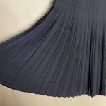 J.Crew  Pleated Skirt Navy Blue Women Size‎ 6 Office Preppy Classic Academia Photo 8