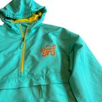 Dutch Bros Coffee Teal Pullover Windbreaker Jacket w/ Logo Size X Photo 2