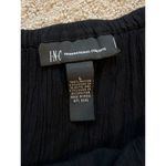 INC I.N.C. Black Crochet Lace Off the Shoulder Jumpsuit L Photo 5