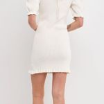 Endless Rose Back Tied Strap Puff Sleeve Mini Dress Photo 2