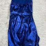 Revolve Superdown Nellie Strapless Dress Blue Photo 3