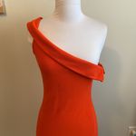 NBD Kade Dress Orange One Shoulder Dress Photo 4