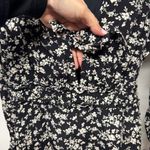 The East Order Nordstrom Elsa Mini Dress Black White Floral Print Size Small Photo 2