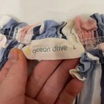 Ocean Drive Sleeveless Blue, Pink And White Striped Top Photo 1