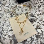 J.Crew Crystal & Stone gold tone necklaces set Photo 6