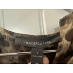 Grade & Gather Chocolate Brown Abstracted Western Cowgirl Shift Dress Women S Festival Loose Photo 1