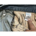 BCBGMAXAZRIA Denim Jeans Zipper Detail Size 26 Womens Mid Rise Light Wash Logo Photo 5