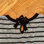 st. john's bay St. John’s Bay | Gray and Black Stripped Long Sleeve Top | Medium Photo 2