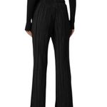 ANINE BING Black Billie Plissé Pleated Trousers Women’s Size Small NWT Photo 1