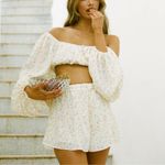 Sabo Skirt Cayenne Long Sleeve Yellow Floral Top size Medium NEW $58 Photo 11