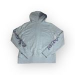 Lucky Brand VHTF: new Y2K â¤ď¸ď¸ Floral Geisha Embroidery Zip Hoodie â¤ď¸ď¸ Blue â¤ď¸ M Photo 9