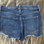Gap Blue Jean High Waist Distressed Shorts Photo 1